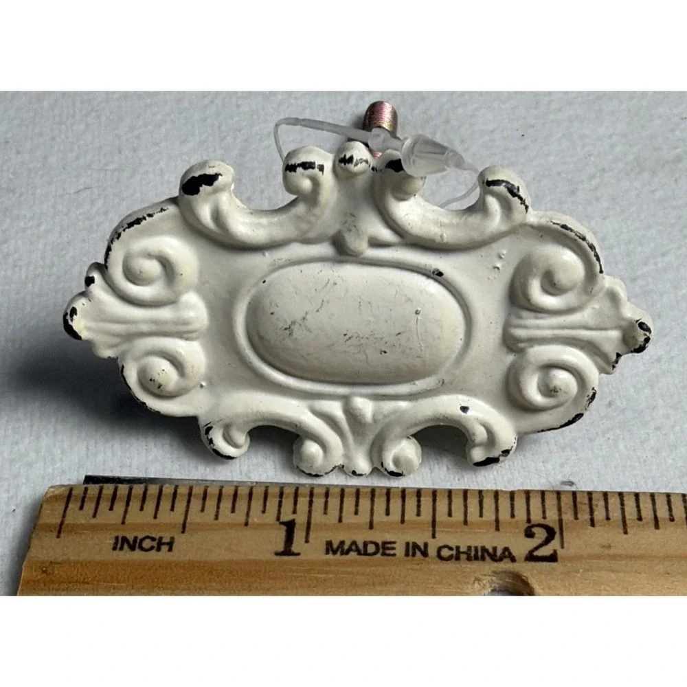 Lot Of 3 New Hobby Lobby White Victorian 2.25
